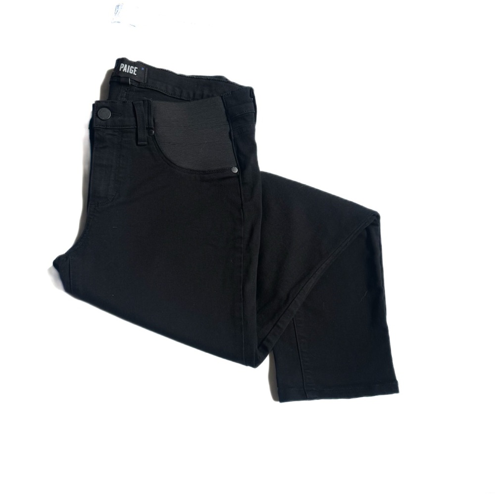 PAIGE Black Skinny Jeans maternity skyline - Picture 2 of 8
